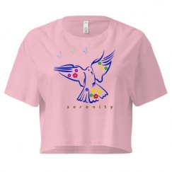 Ladies Festival Cali Crop Top Tee