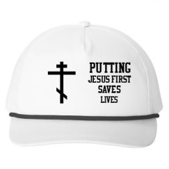 Snapback Five-Panel Rope Hat