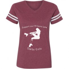 Ladies Relaxed Fit Vintage Sports Tee