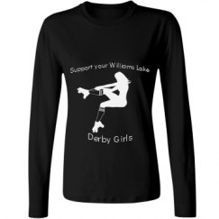 Ladies Relaxed Fit Basic Long Sleeve Tee