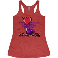 Ladies Slim Fit Super Soft Racerback Triblend Tank