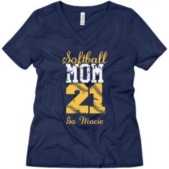 Ladies Relaxed Fit V-Neck Tee