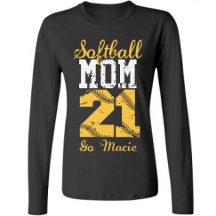 Ladies Relaxed Fit Basic Long Sleeve Tee