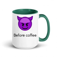 15oz Ceramic Mug with Color Inside