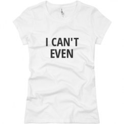 Ladies Slim Fit Basic Promo Jersey Tee