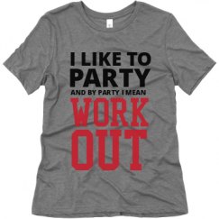 Ladies Relaxed Fit Super Soft Triblend Tee