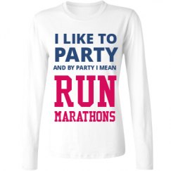 Ladies Relaxed Fit Basic Long Sleeve Tee