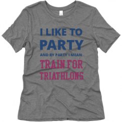 Ladies Relaxed Fit Super Soft Triblend Tee