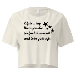 Ladies Festival Cali Crop Top Tee