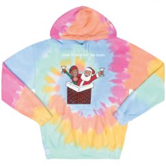 Unisex Tie-Dye Fleece Hoodie