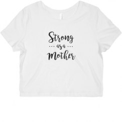 Ladies Slim Fit Crop Top Tee