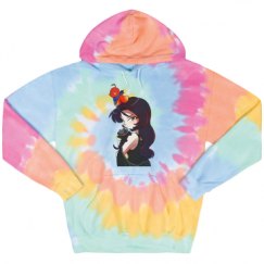 Unisex Tie-Dye Fleece Hoodie