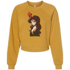 Women's Raglan Pullover Fleece