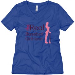 Ladies Relaxed Fit V-Neck Tee