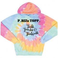 Unisex Tie-Dye Fleece Hoodie