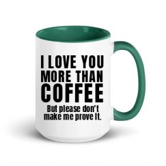 15oz Ceramic Mug with Color Inside