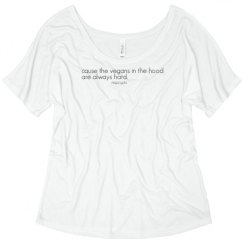 Ladies Flowy Slouchy Tee
