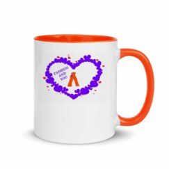 11oz Ceramic Mug with Color Inside