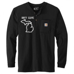 Unisex Carhartt Long Sleeve Henley Tee 