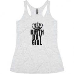Ladies Slim Fit Super Soft Racerback Triblend Tank