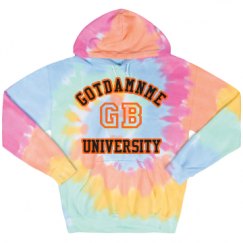 Unisex Tie-Dye Fleece Hoodie