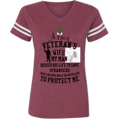 Ladies Relaxed Fit Vintage Sports Tee