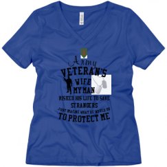 Ladies Relaxed Fit V-Neck Tee