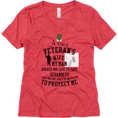 Ladies Relaxed Fit Super Soft Triblend V-Neck Tee
