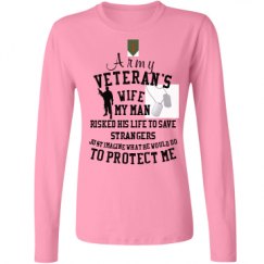 Ladies Relaxed Fit Basic Long Sleeve Tee