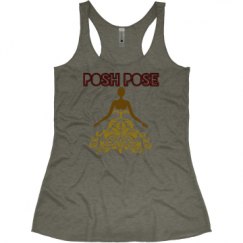 Ladies Slim Fit Super Soft Racerback Triblend Tank