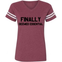 Ladies Relaxed Fit Vintage Sports Tee