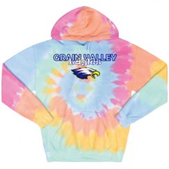 Unisex Tie-Dye Fleece Hoodie