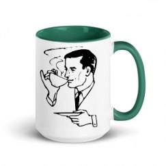 15oz Ceramic Mug with Color Inside