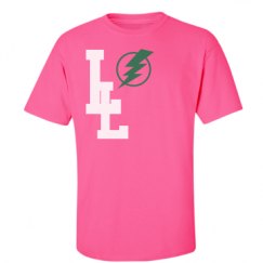 Unisex Ultra Cotton Safety Neon Crewneck Tee