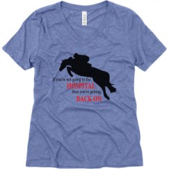 Ladies Relaxed Fit Super Soft Triblend V-Neck Tee