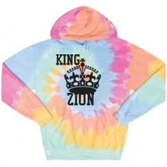 Unisex Tie-Dye Fleece Hoodie