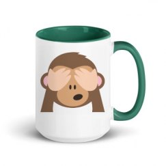 15oz Ceramic Mug with Color Inside