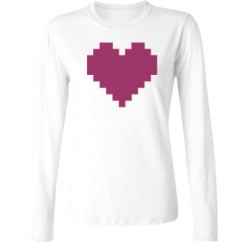 Ladies Relaxed Fit Basic Long Sleeve Tee