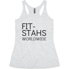 Ladies Slim Fit Super Soft Racerback Triblend Tank