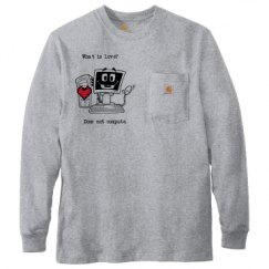 Unisex Carhartt Pocket Long Sleeve Tee