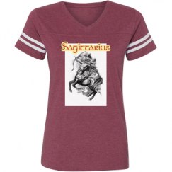 Ladies Relaxed Fit Vintage Sports Tee