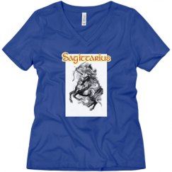 Ladies Relaxed Fit V-Neck Tee