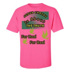 Unisex Ultra Cotton Safety Neon Crewneck Tee