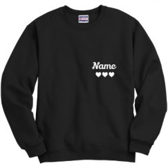 Unisex Film and Foil Crewneck Sweatshirt