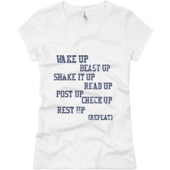 Ladies Slim Fit Basic Promo Jersey Tee