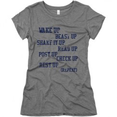 Ladies Slim Fit Super Soft Triblend Tee