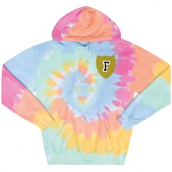 Unisex Tie-Dye Fleece Hoodie