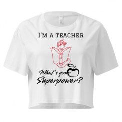 Ladies Festival Cali Crop Top Tee