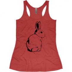 Ladies Slim Fit Super Soft Racerback Triblend Tank