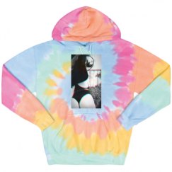 Unisex Tie-Dye Fleece Hoodie